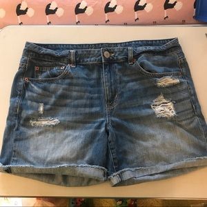 American Eagle Ripped Jean Shorts